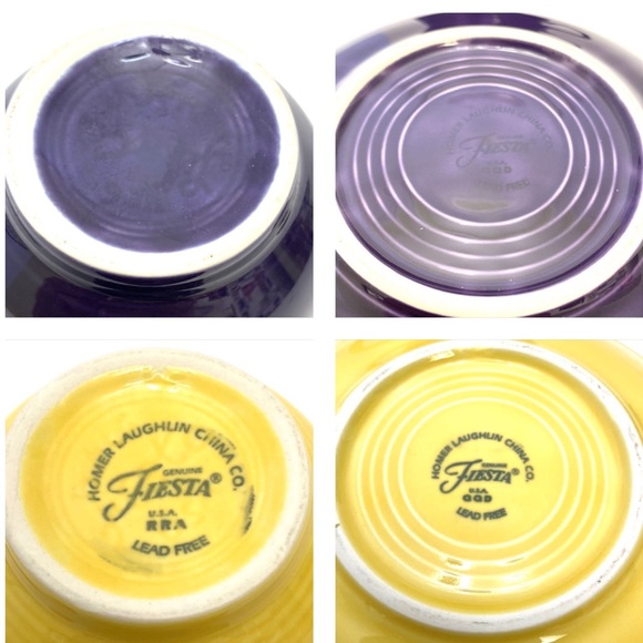 Homer Laughlin Fiestaware Flat Cup & Saucer Set Bundle - Picture 16 of 16